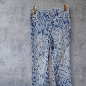 Wonder Nation Blue Heart Pattern Kids Jeans